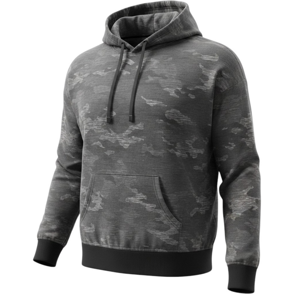 Athletic Works Women's 3XL grey Camo Hoodie Pullover Sweatshirt Fleece Lined